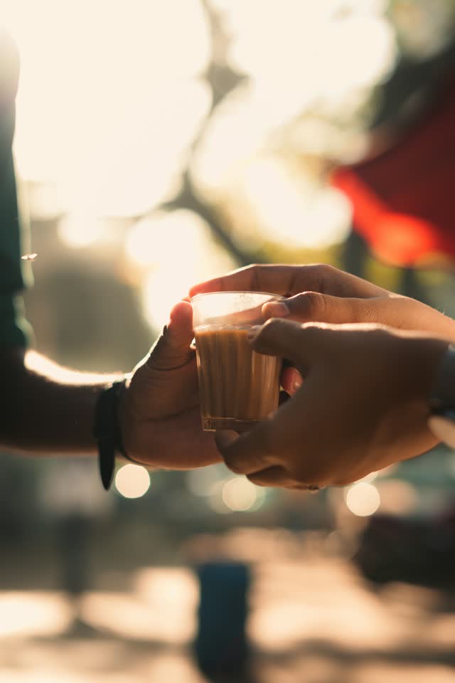 Making chai